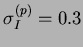 $ \bar{\theta}^{(p)}=0.4$