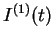 $ I_j^{(1)}(t)=1$