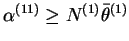 $ N^{(1)}=10$
