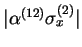 $ \sigma_x^{(2)}$