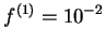 $ N^{(1)}=10000$