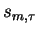 $ (s_{m,\tau}, D_m)$