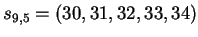 $ s_{10,6}=(35,36,37,38,39,40)$