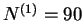 $ N^{(3)}=7$
