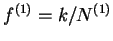 $ f^{(3)}=1/N^{(3)}$
