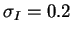 $ \sigma _I=0.2$