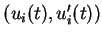$ (u_i(t),u_i'(t))$