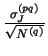 $ {J}^{(pq)}$