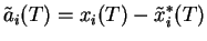 $\displaystyle \tilde{a}_i(T) = (x_i(T)-x_i^* \underbrace{\beta \sum_{t=0}^{T-1}...
...ghtarrow 1 (T\rightarrow \infty)})-\beta \sum_{t=0}^{T-1} (1-\beta)^t a_i(T-t)
$