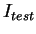 $ I_{test}=\bar{I}+\sqrt{1-\beta} (I_1-\bar{I})+\sqrt{\beta} (I_2-\bar{I})$