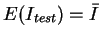 $ (I_{test})=\sigma_I^2$