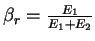 $ \beta<\beta_r$